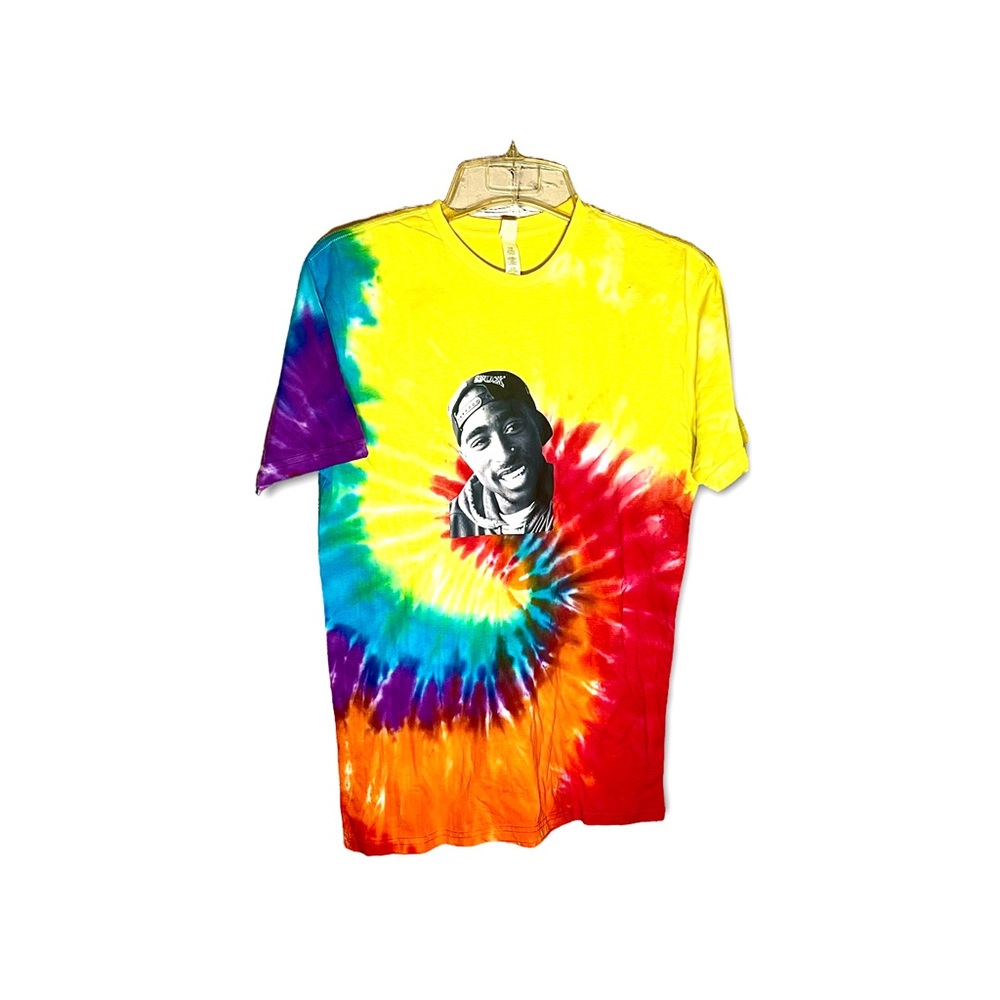 Tie dye Tupac shirt